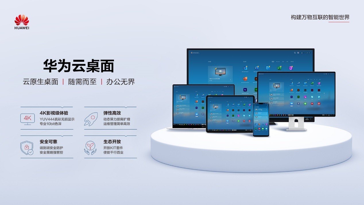华为云桌面连续8年中国虚拟桌面软件第一:兼容上万款软件 华为云桌面连续8年中国虚拟桌面软件第一:兼容上万款软件