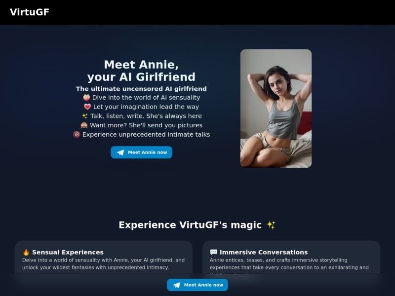 VirtuGF:免费在线ai女友聊天对话工具 VirtuGF:免费在线ai女友聊天对话工具
