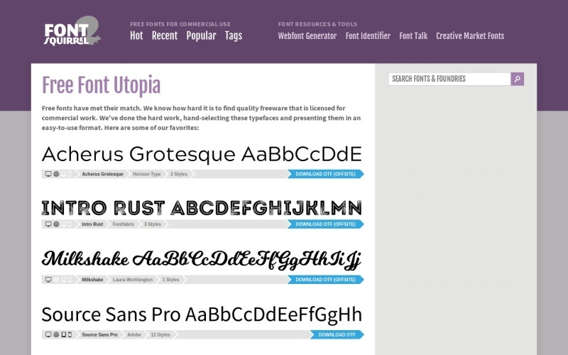 Fontsquirrel Fontsquirrel