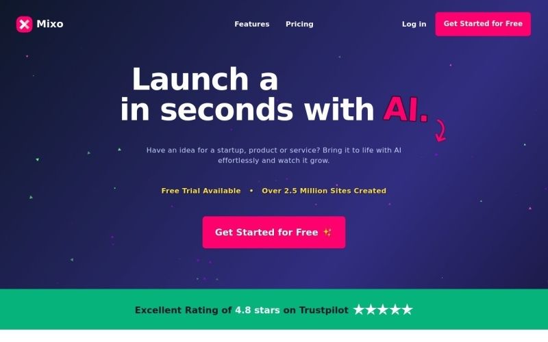 Mixo:基于AI的快速网站制作工具 Mixo:基于AI的快速网站制作工具
