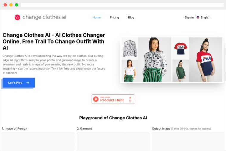 Change Clothes AI:基于人工智能的在线AI换装及试衣工具 Change Clothes AI:基于人工智能的在线AI换装及试衣工具