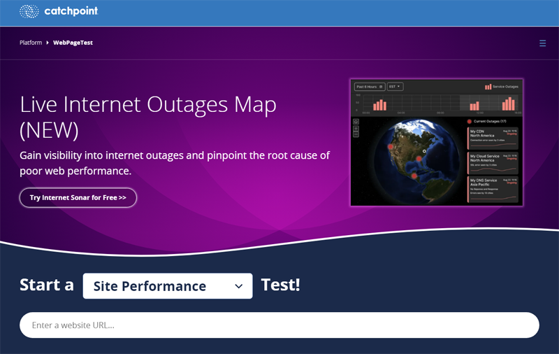WebPageTest：国外专业网站性能与优化测试工具