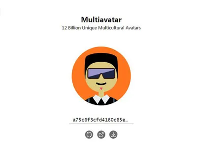 Multiavatar(开源随机头像生成器)