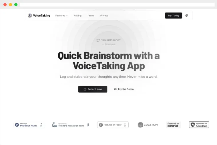 VoiceTaking VoiceTaking