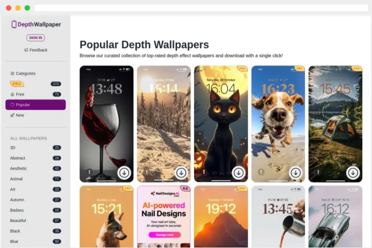DepthWallpaper DepthWallpaper
