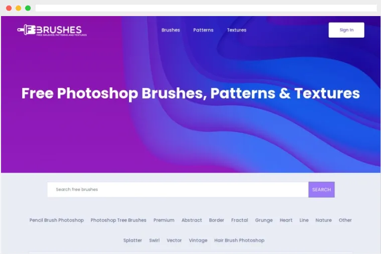 Fbrushes:免费PS笔刷、图案和纹理材质素材下载网站 Fbrushes:免费PS笔刷、图案和纹理材质素材下载网站