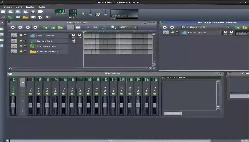 LMMS(免费音乐编辑制作软件)