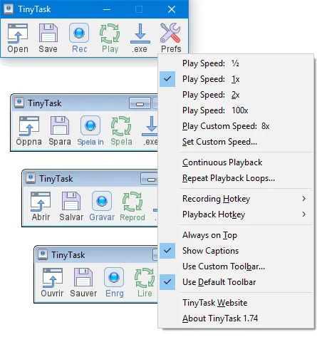 TinyTask(免费自动化脚本录制执行工具)