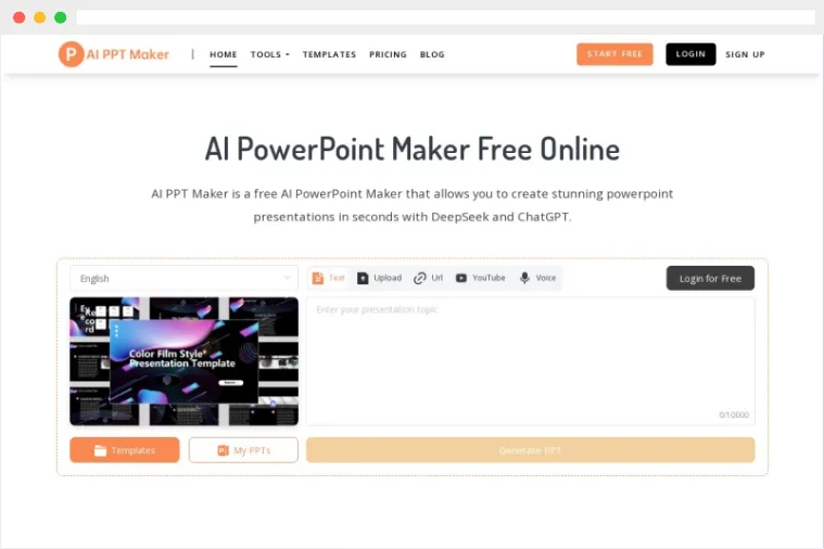 AI PPT Maker AI PPT Maker