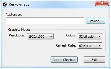 Res-o-matic(免费屏幕分辨率设置修改工具)
