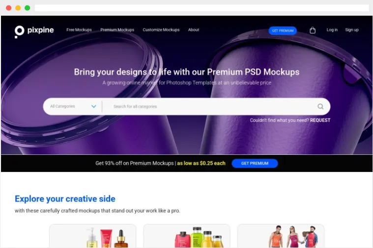Pixpine:国外高质量PSD样机模型(Mockups)资源网站 Pixpine:国外高质量PSD样机模型(Mockups)资源网站