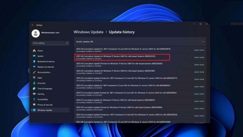 Win11 KB5055523安装失败提示0x80070306/0x800f0905/0x800704ec错误