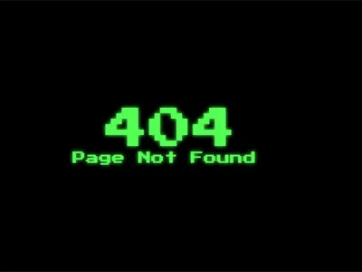 HTML黑色大气绿色发光字404错误页模板 HTML黑色大气绿色发光字404错误页模板