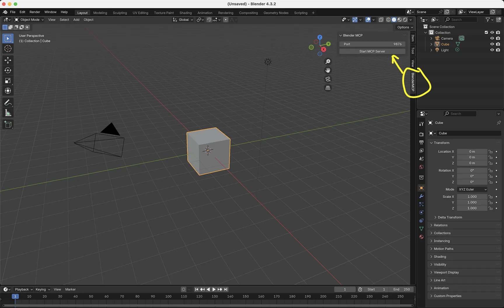 BlenderMCP:基于MCP协议将Blender连接到Claude AI的3D建模工具 BlenderMCP:基于MCP协议将Blender连接到Claude AI的3D建模工具