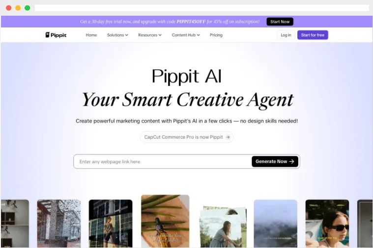 Pippit AI:CapCut推出的一站式AI内容创作平台 Pippit AI:CapCut推出的一站式AI内容创作平台