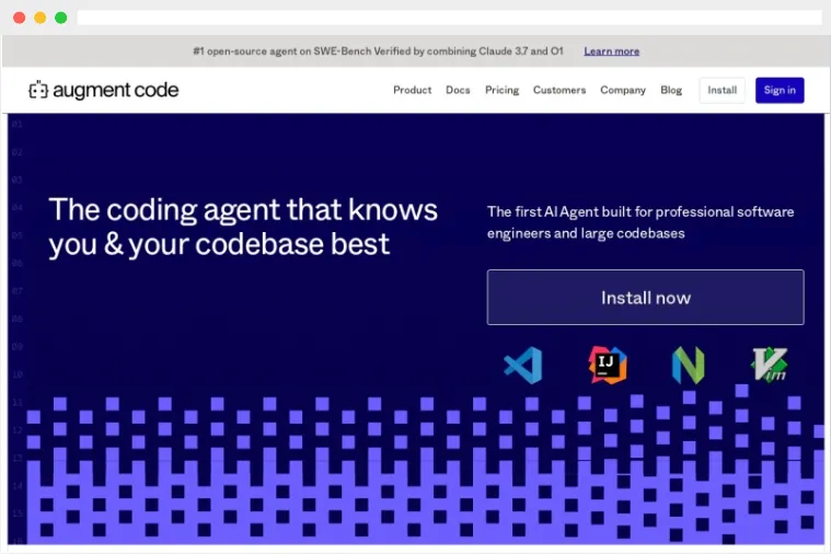 Augment Code：专为软件工程师和大型代码库设计的AI自动编程助手