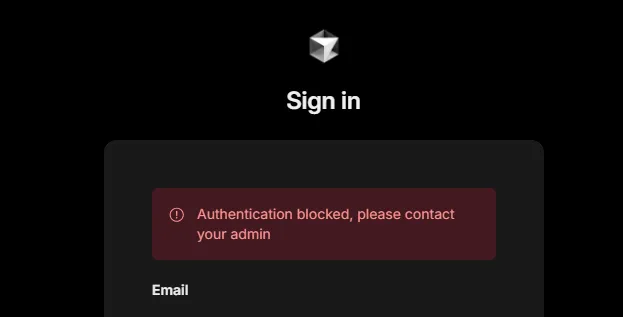 Cursor登录提示“Authentication blocked, please contact your admin”的原因及解决方法