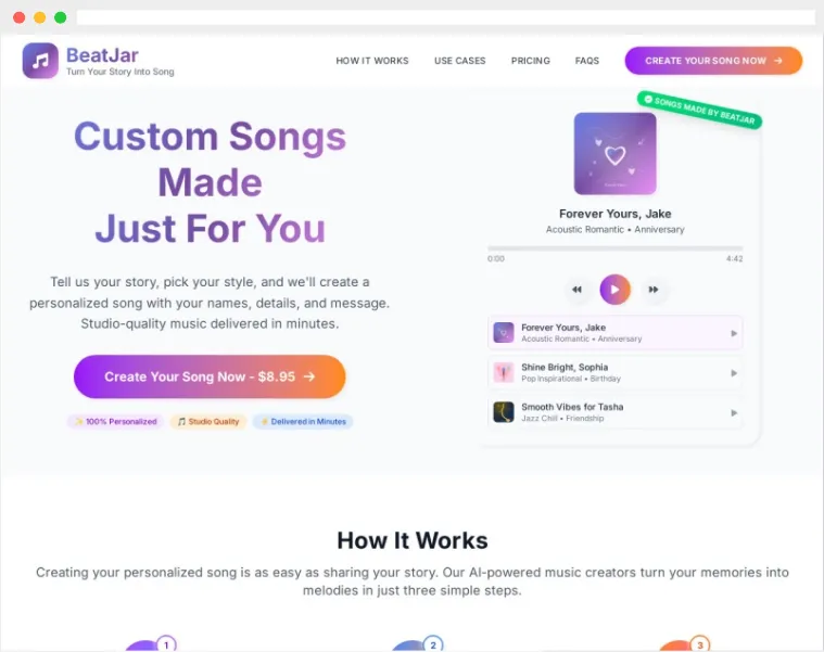 BeatJar：AI驱动的个性化音乐创作生成平台