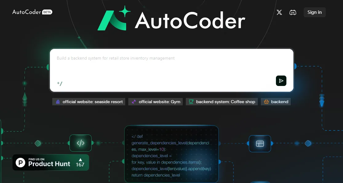 Autocoder：AI驱动的自动化编程与网站构建平台