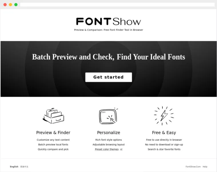 字体秀(FontShow):免费在线本地字体预览与管理工具 字体秀(FontShow):免费在线本地字体预览与管理工具