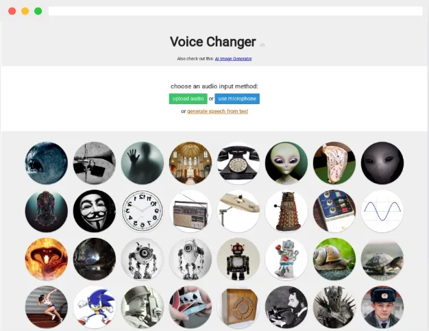VoiceChanger：完全免费的在线语音变声器工具网站