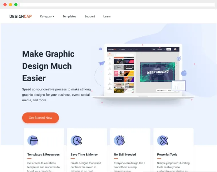 Designcap:在线图片设计平台,零基础也能轻松制作精美海报 Designcap:在线图片设计平台,零基础也能轻松制作精美海报